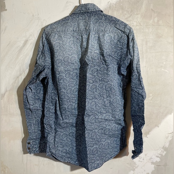 Paisley Long Sleeve Button Up - Picture 2 of 3